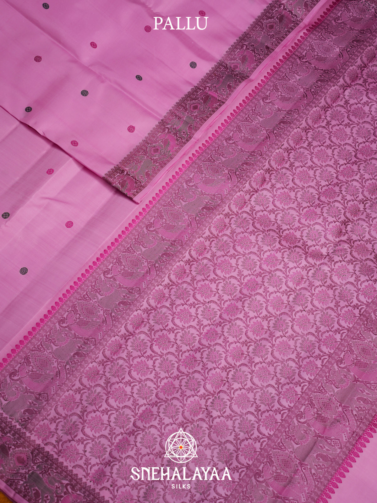 Pink Kanjivaram Silk Saree
