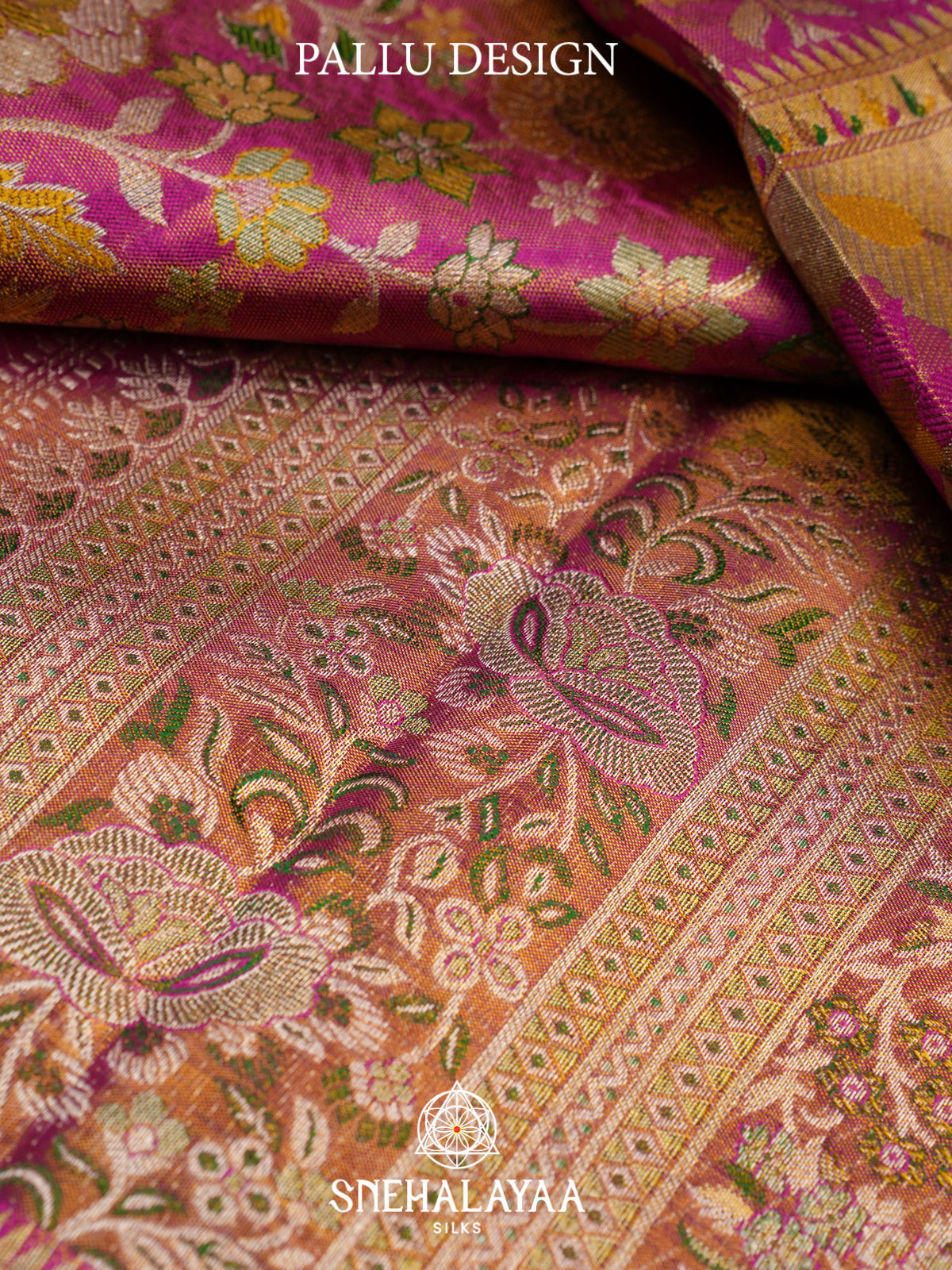 Pink Kanjivaram Silk Saree