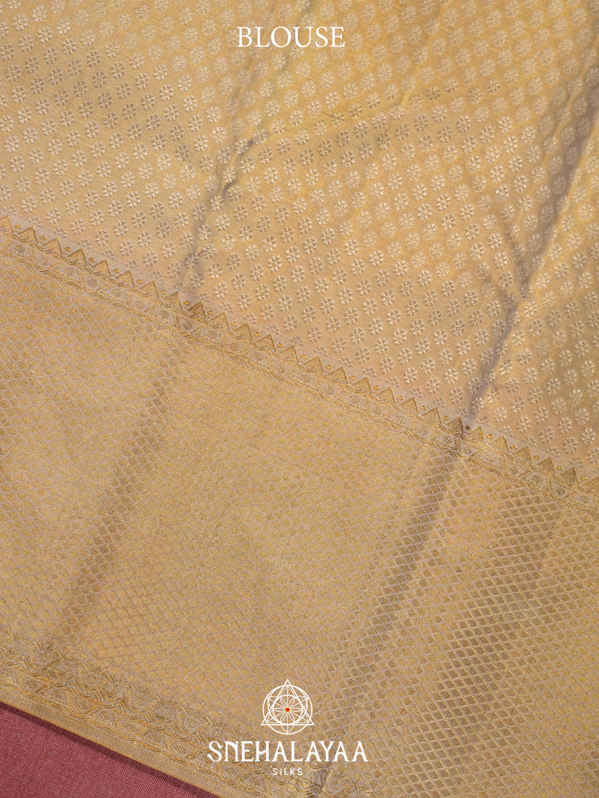 Gold Kanjivaram Silk Saree