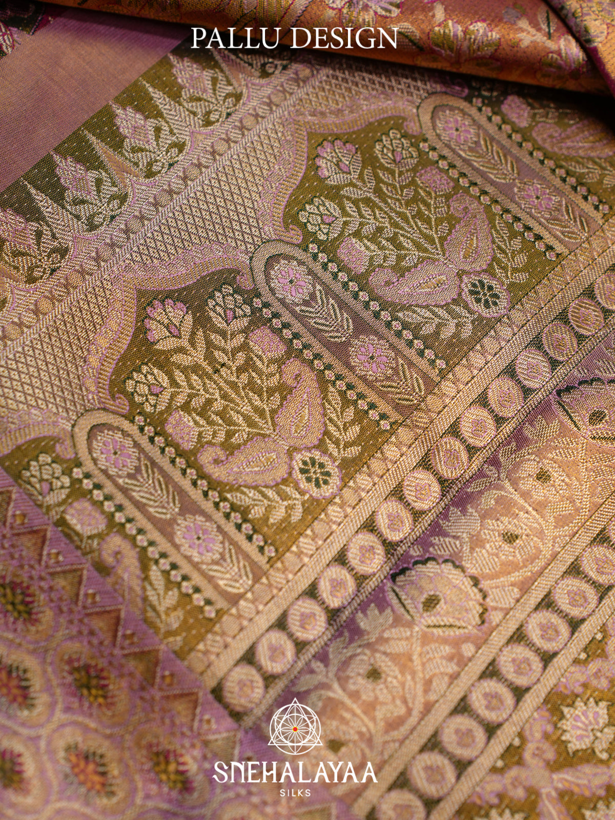 Rose Pink Kanjivaram Silk Saree
