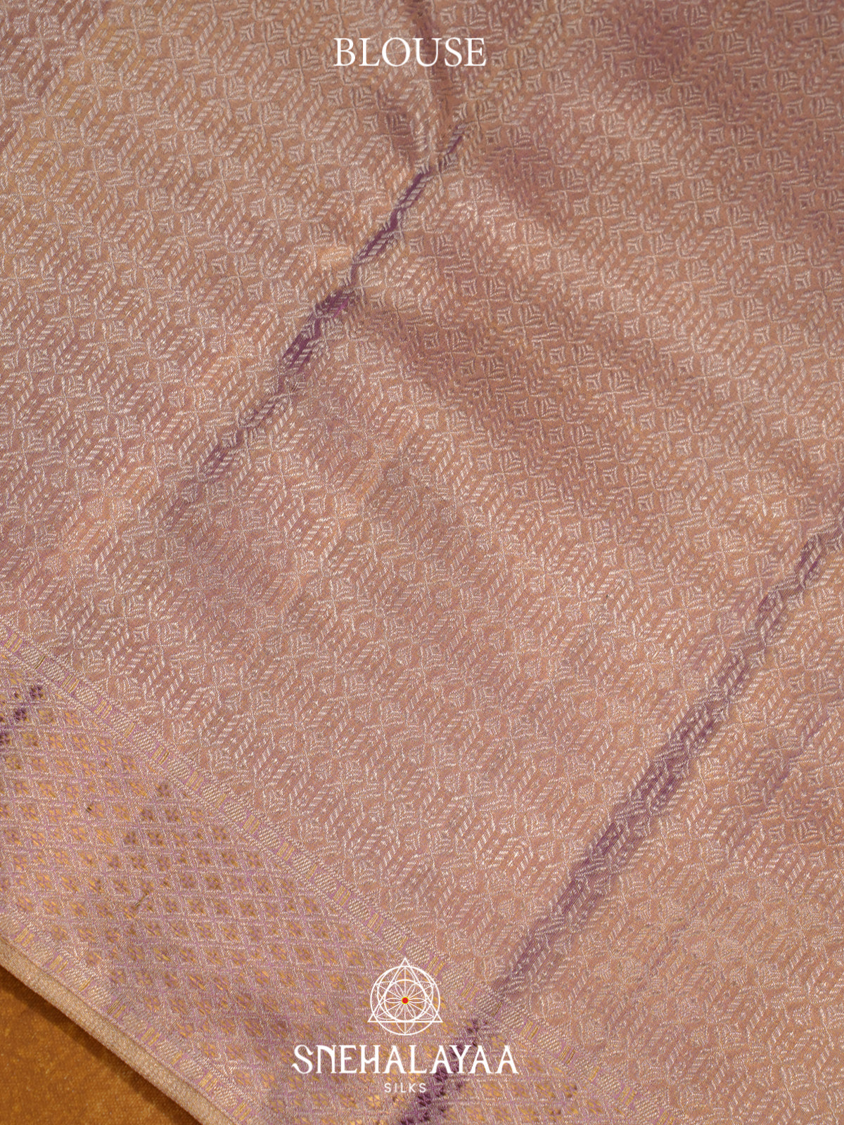 Rose Pink Kanjivaram Silk Saree