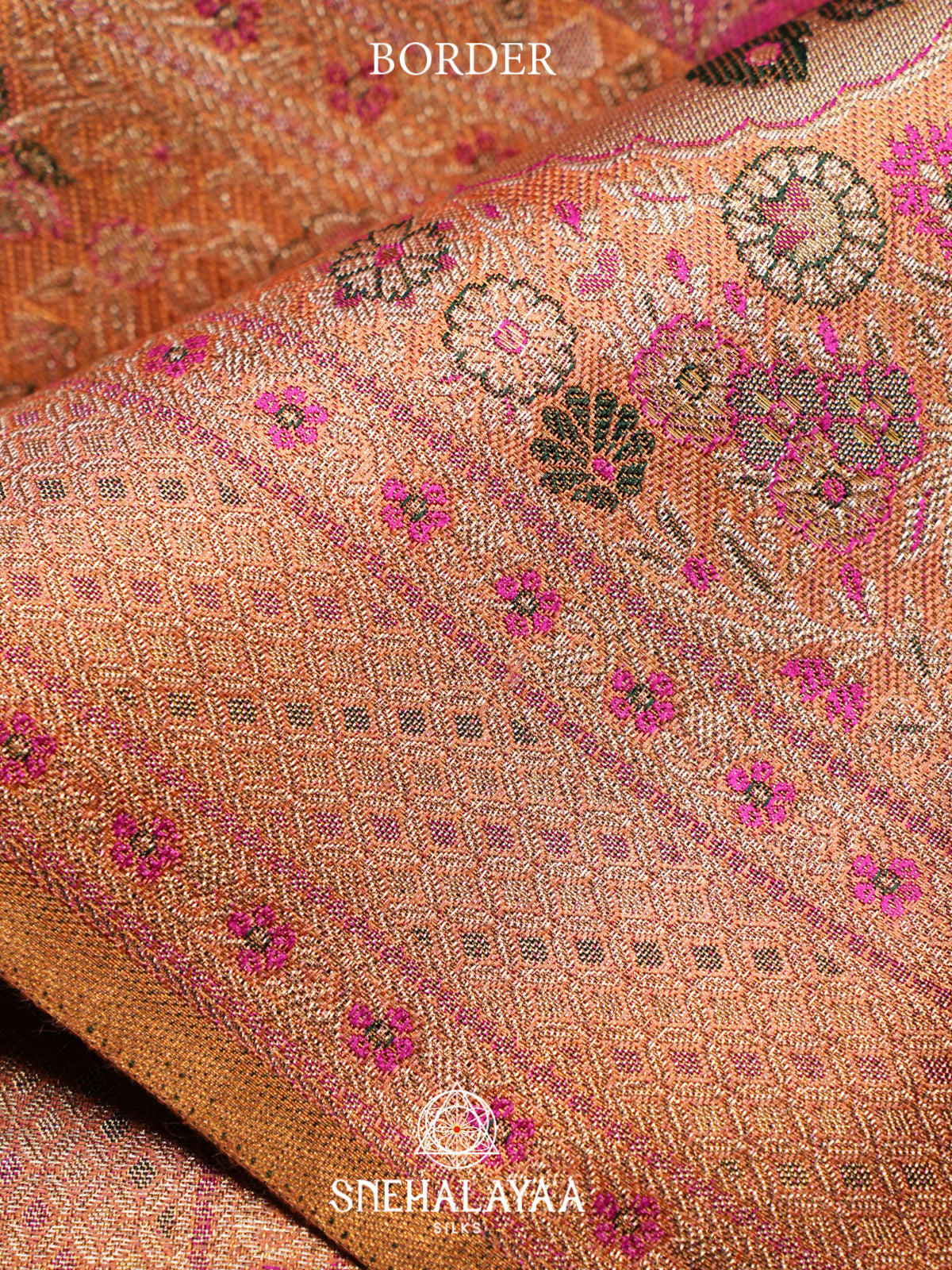 Pink Kanjivaram Silk Saree