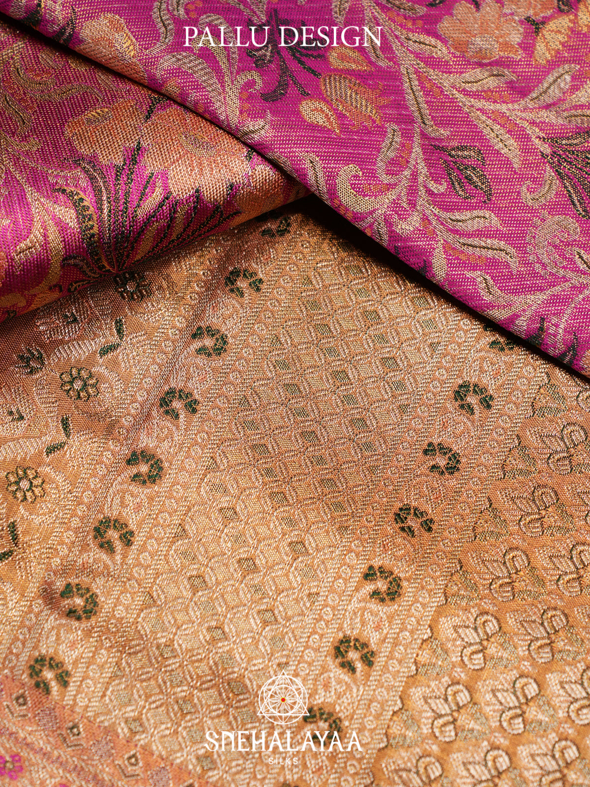 Pink Kanjivaram Silk Saree