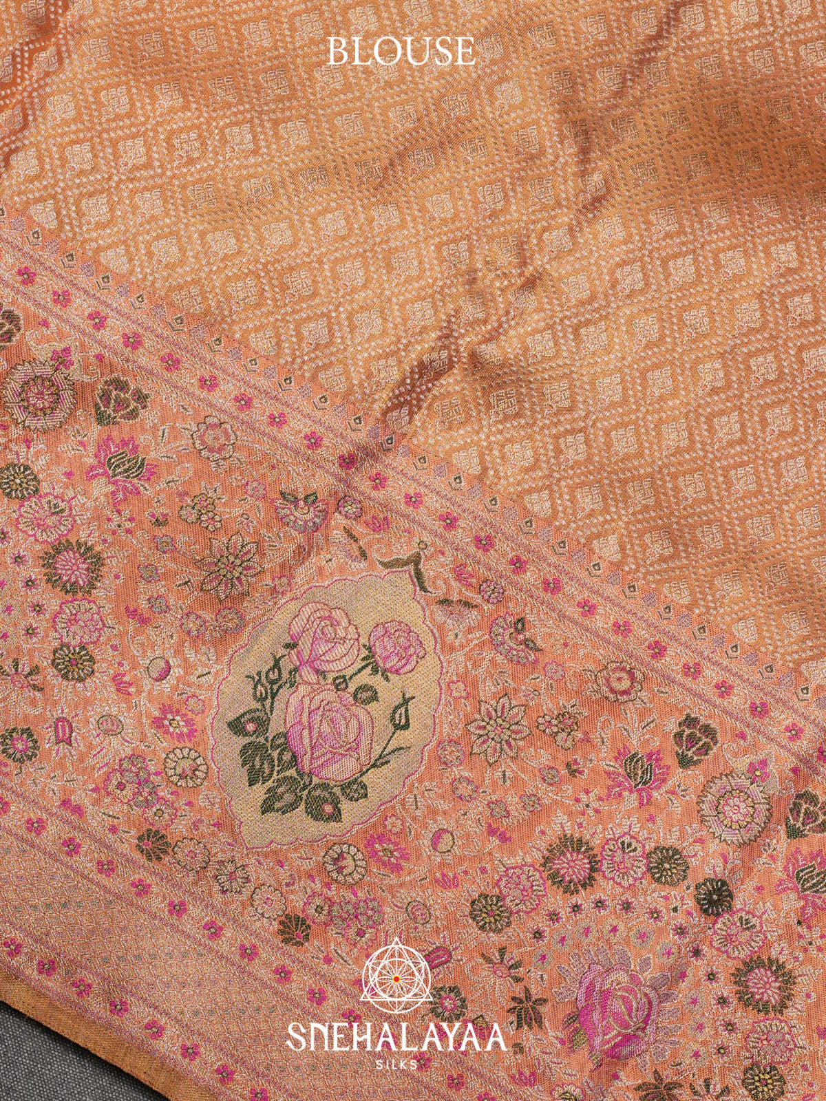 Pink Kanjivaram Silk Saree
