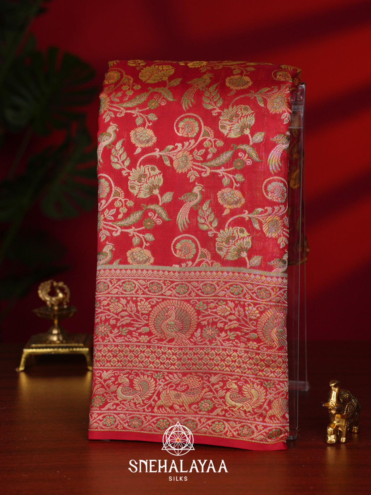 Red Kanjivaram Silk Saree