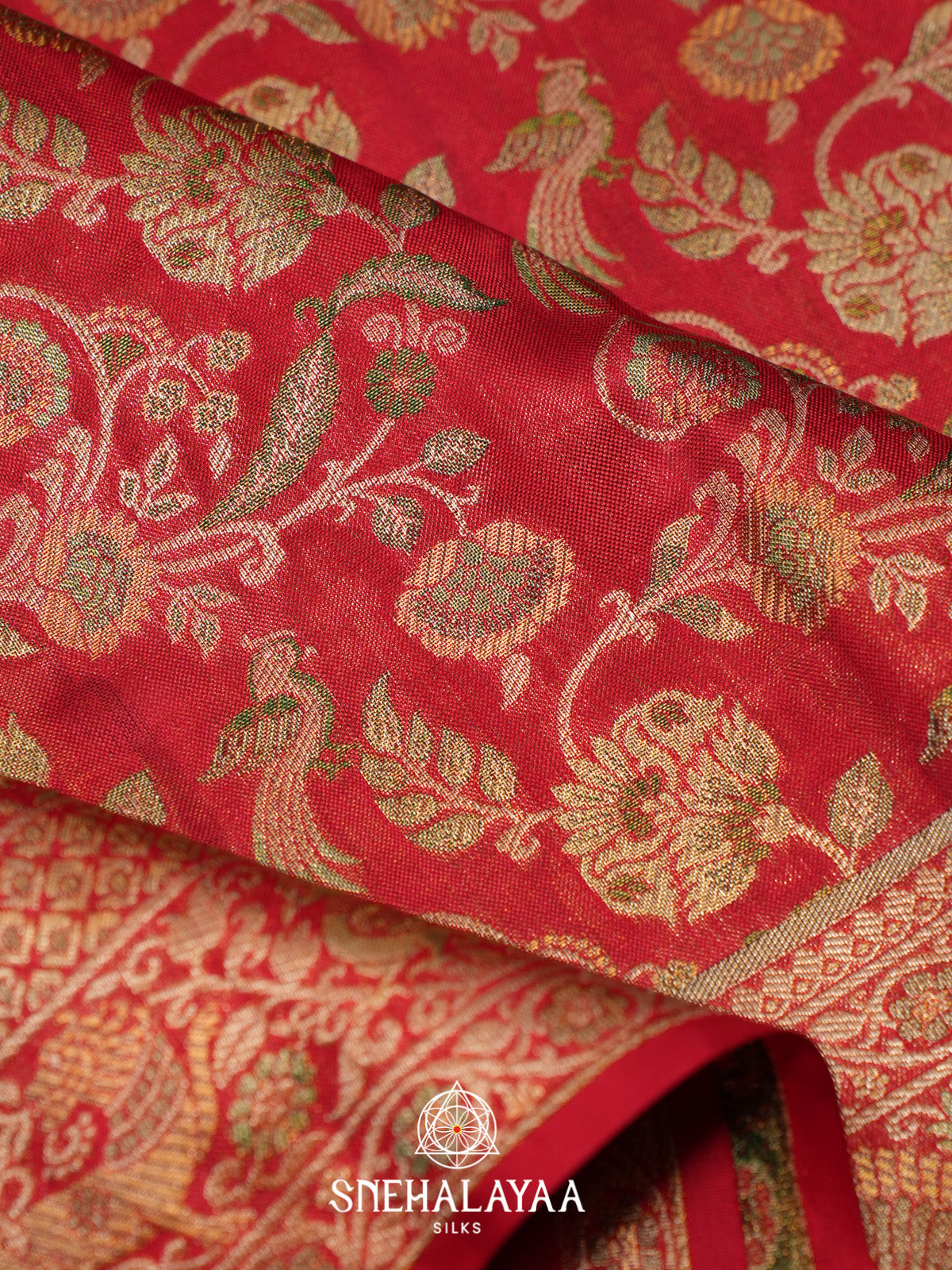 Red Kanjivaram Silk Saree