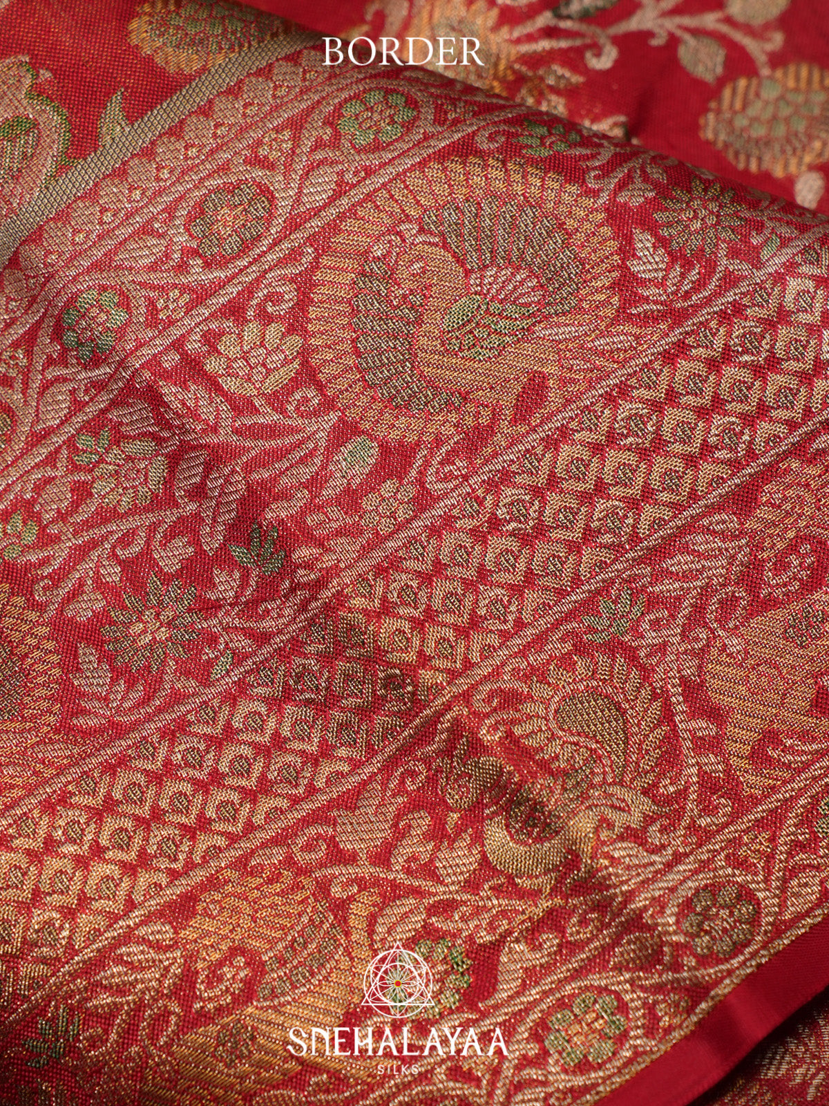 Red Kanjivaram Silk Saree