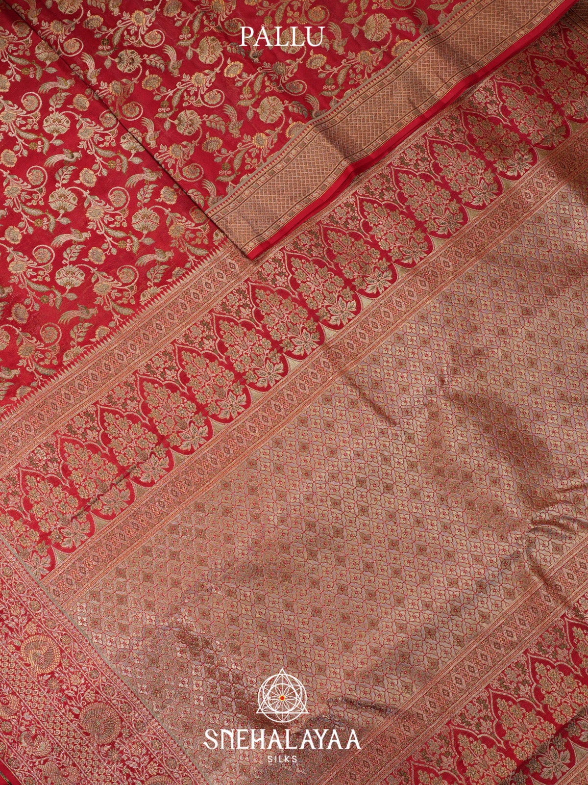 Red Kanjivaram Silk Saree
