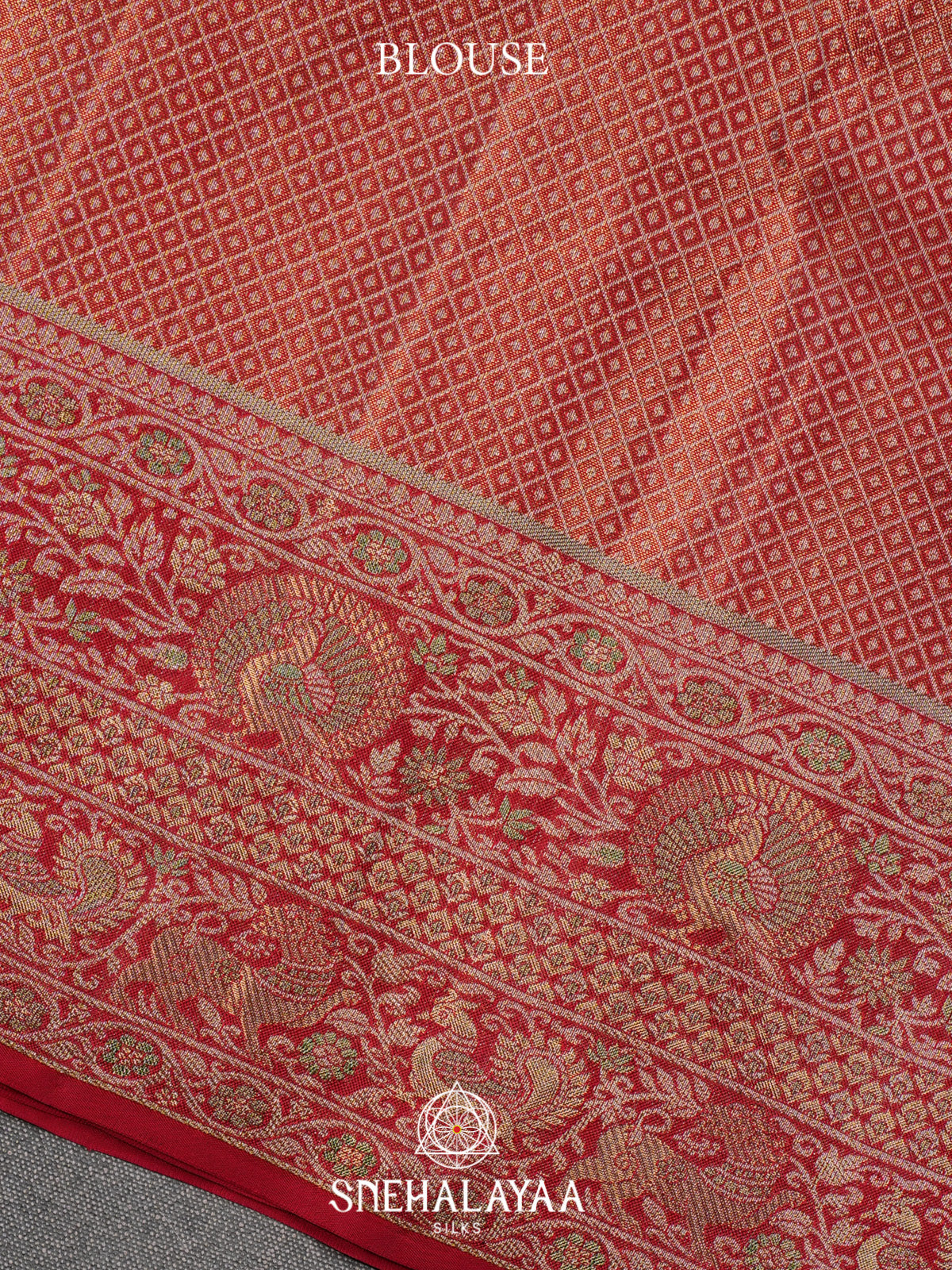 Red Kanjivaram Silk Saree