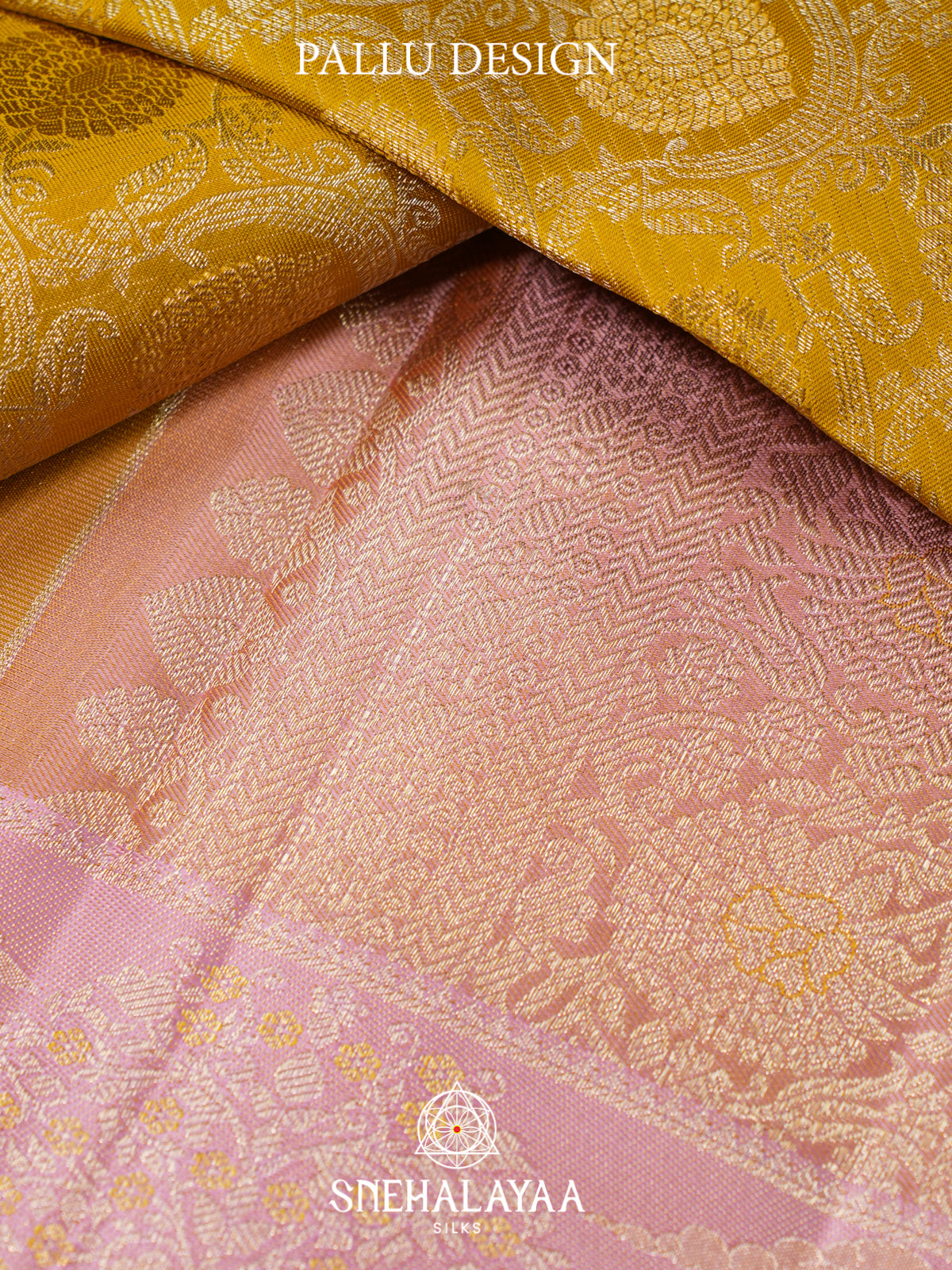 Yellow Kanjivaram Silk Saree