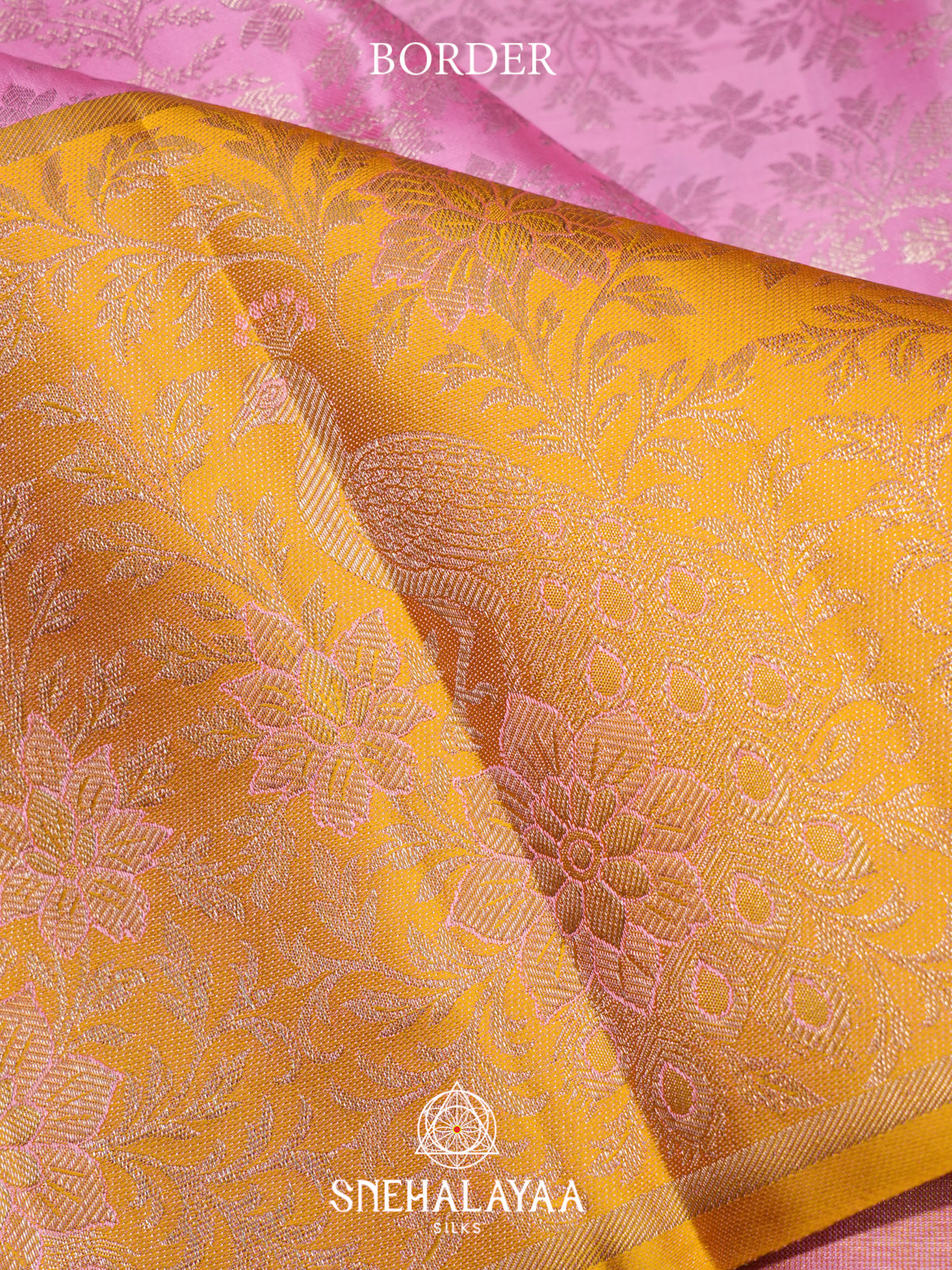 Pink Kanjivaram Silk Saree