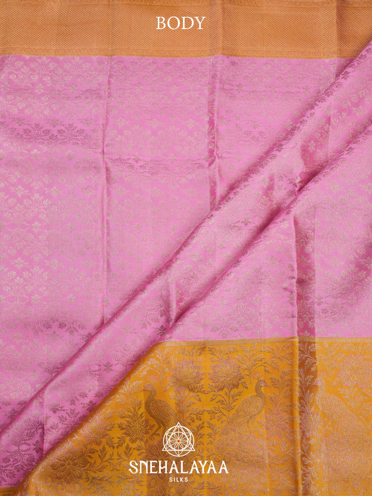 Pink Kanjivaram Silk Saree