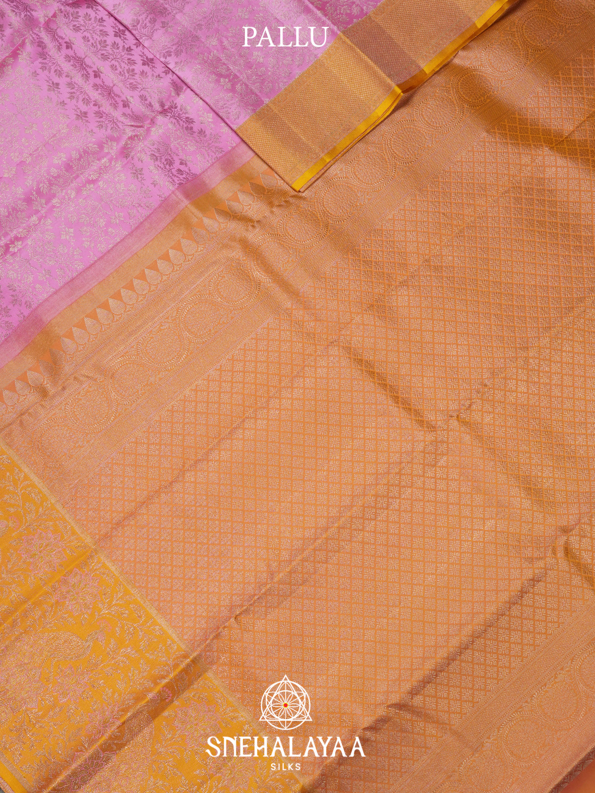 Pink Kanjivaram Silk Saree