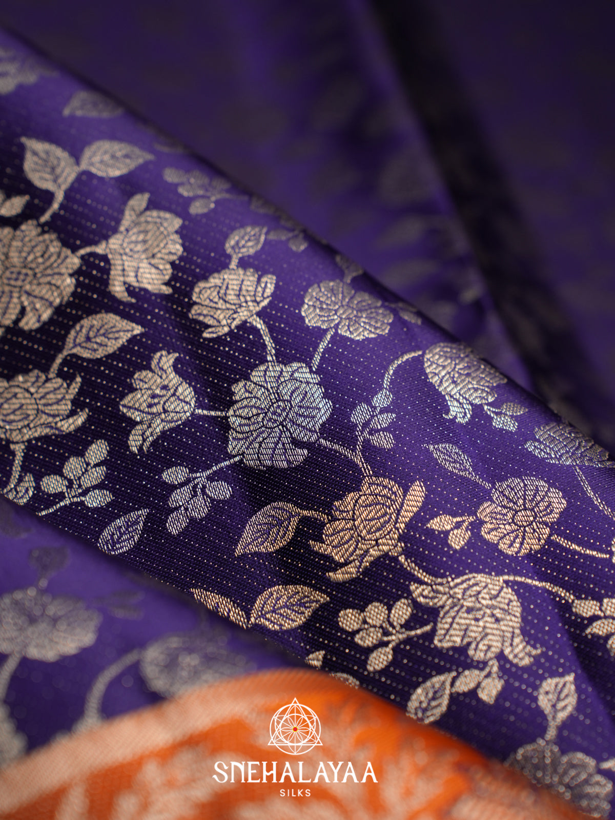 Purple Kanjivaram Silk Saree
