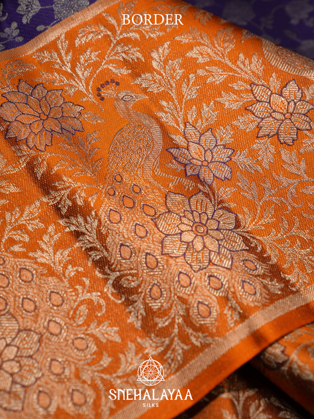 Purple Kanjivaram Silk Saree