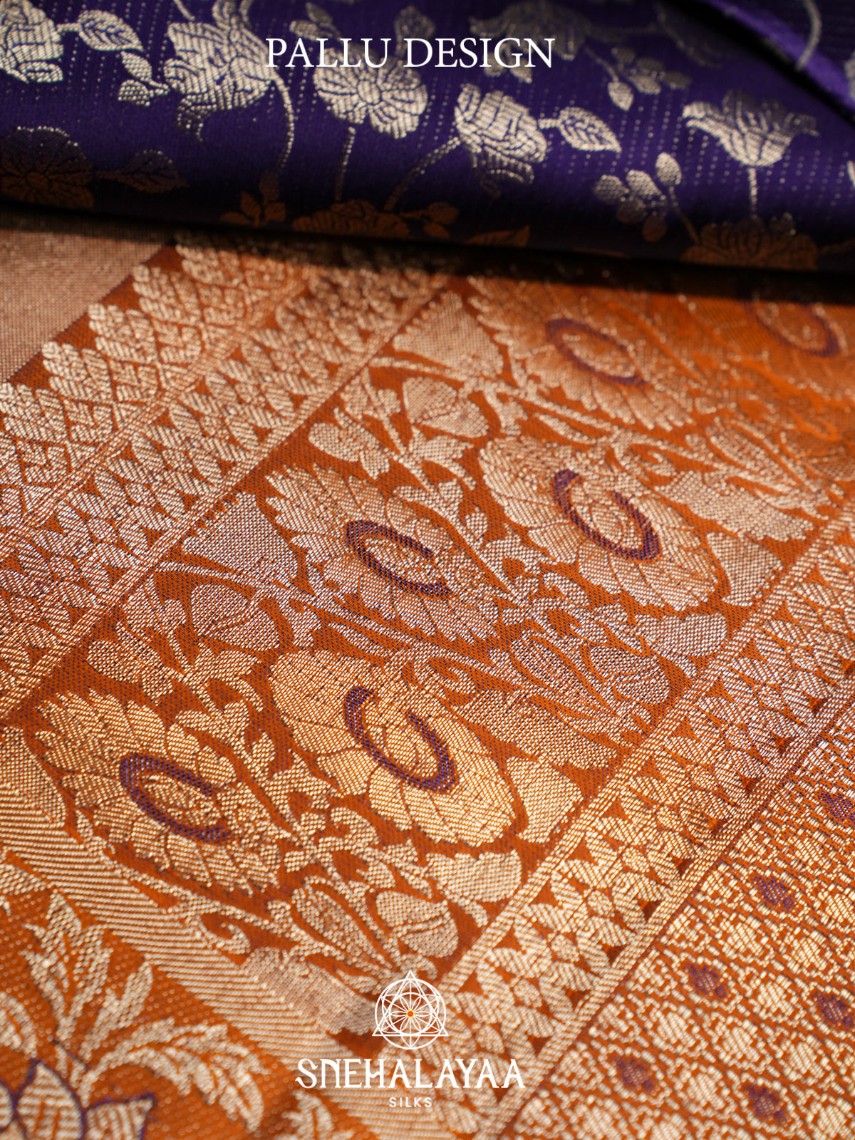 Purple Kanjivaram Silk Saree