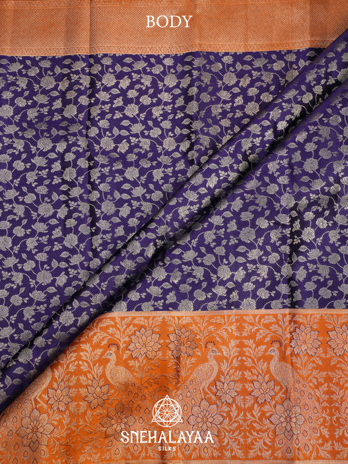 Purple Kanjivaram Silk Saree