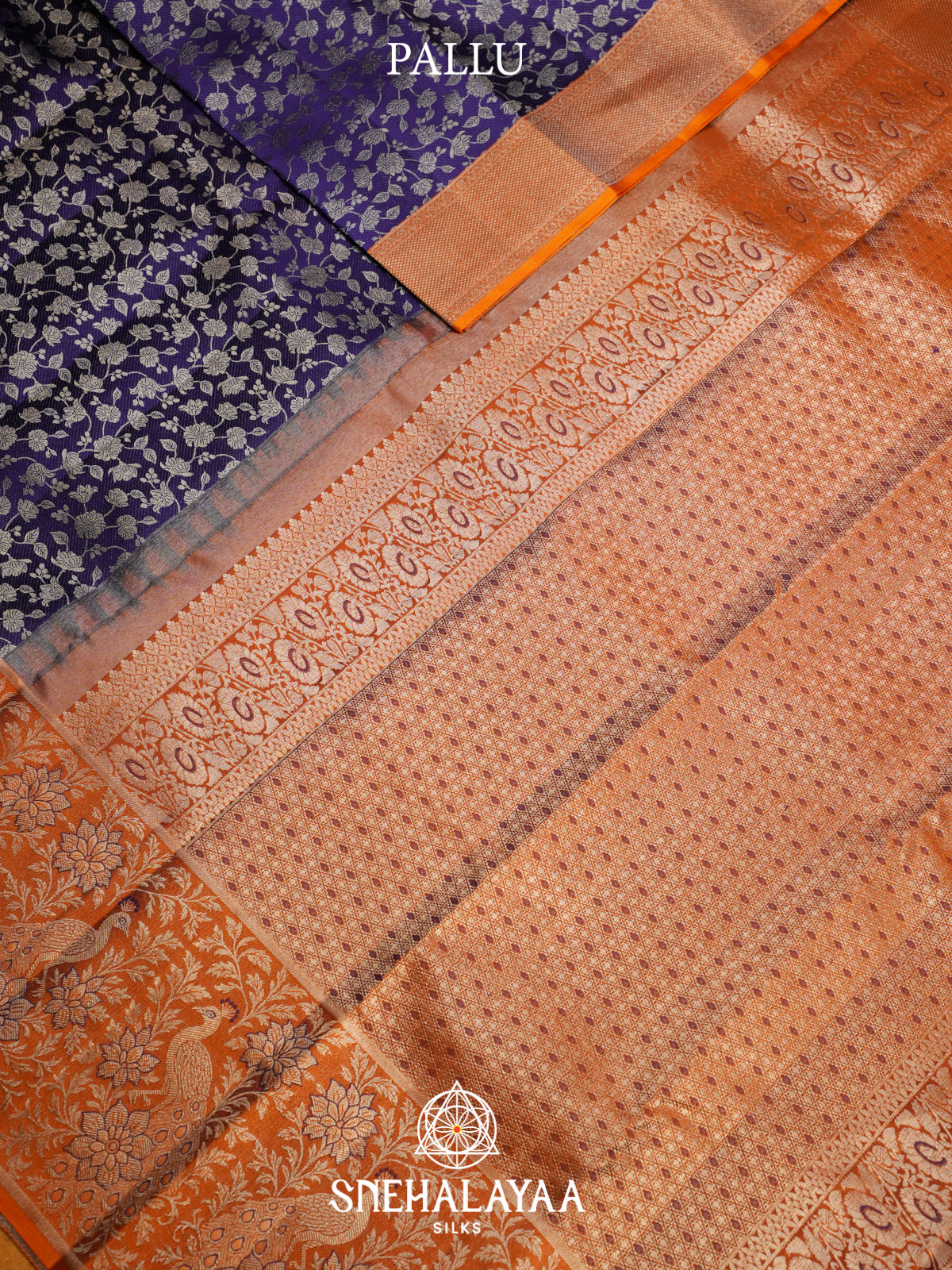 Purple Kanjivaram Silk Saree