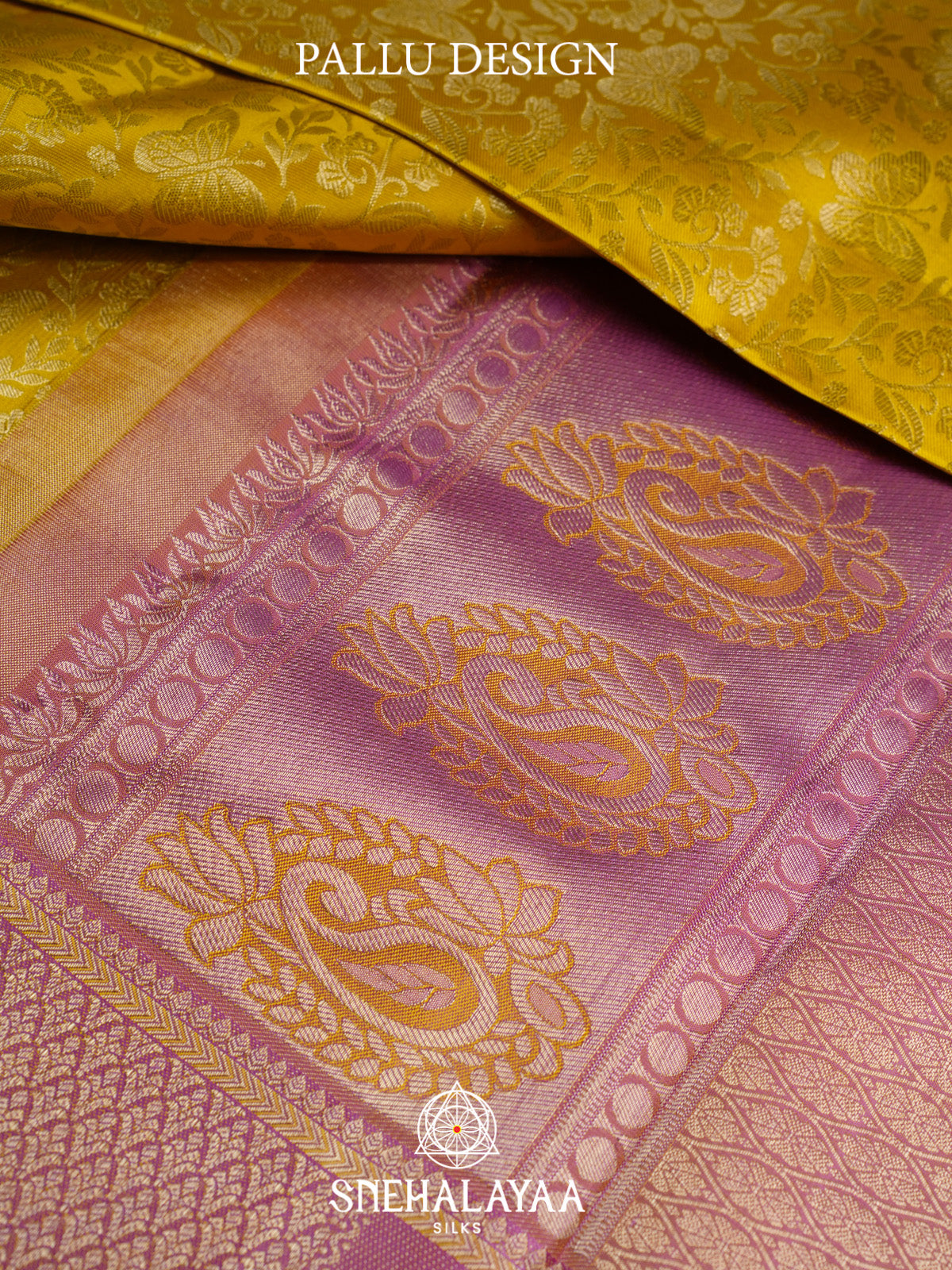 Yellow Kanjivaram Silk Saree