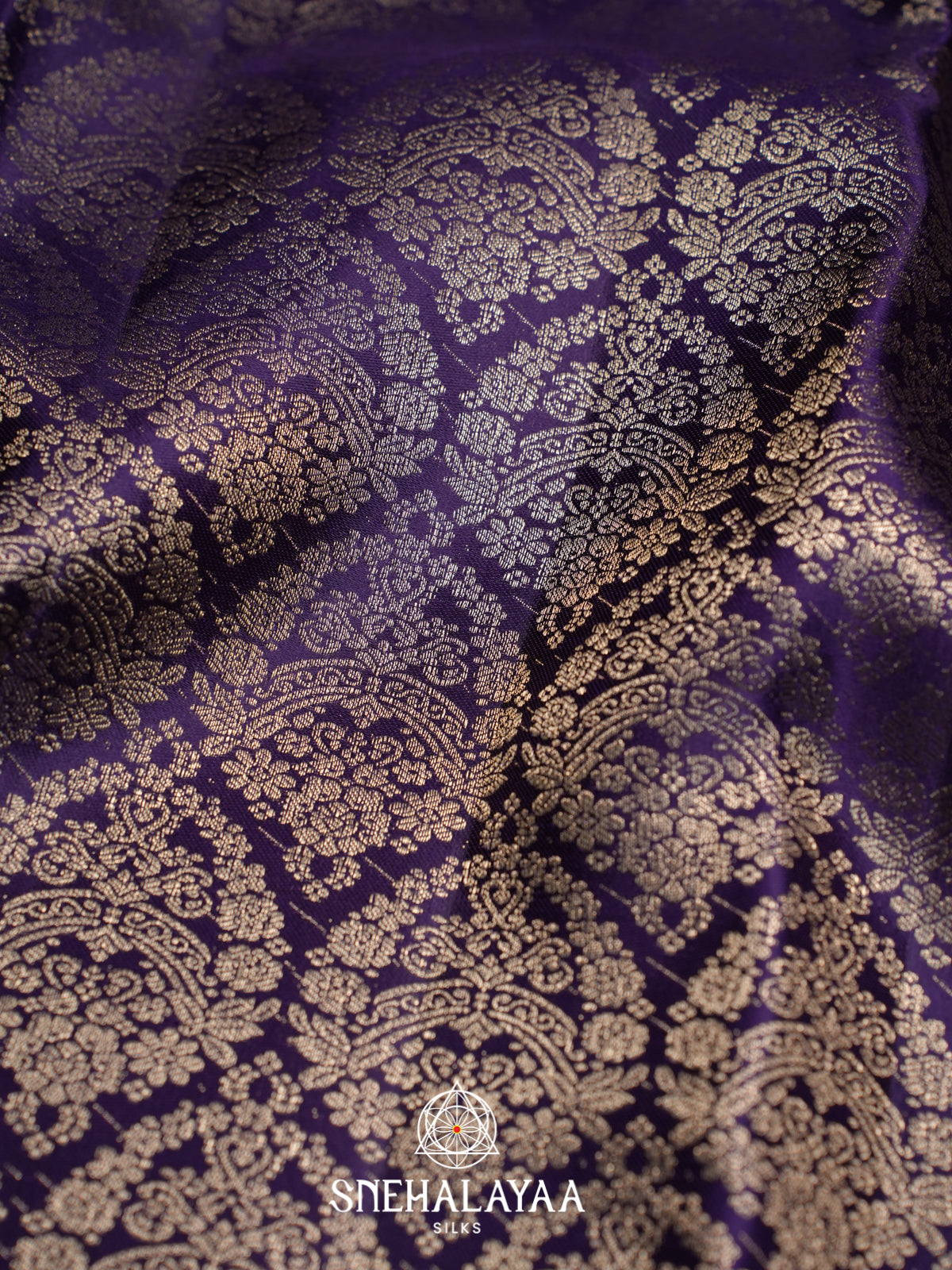 Purple Kanjivaram Silk Saree