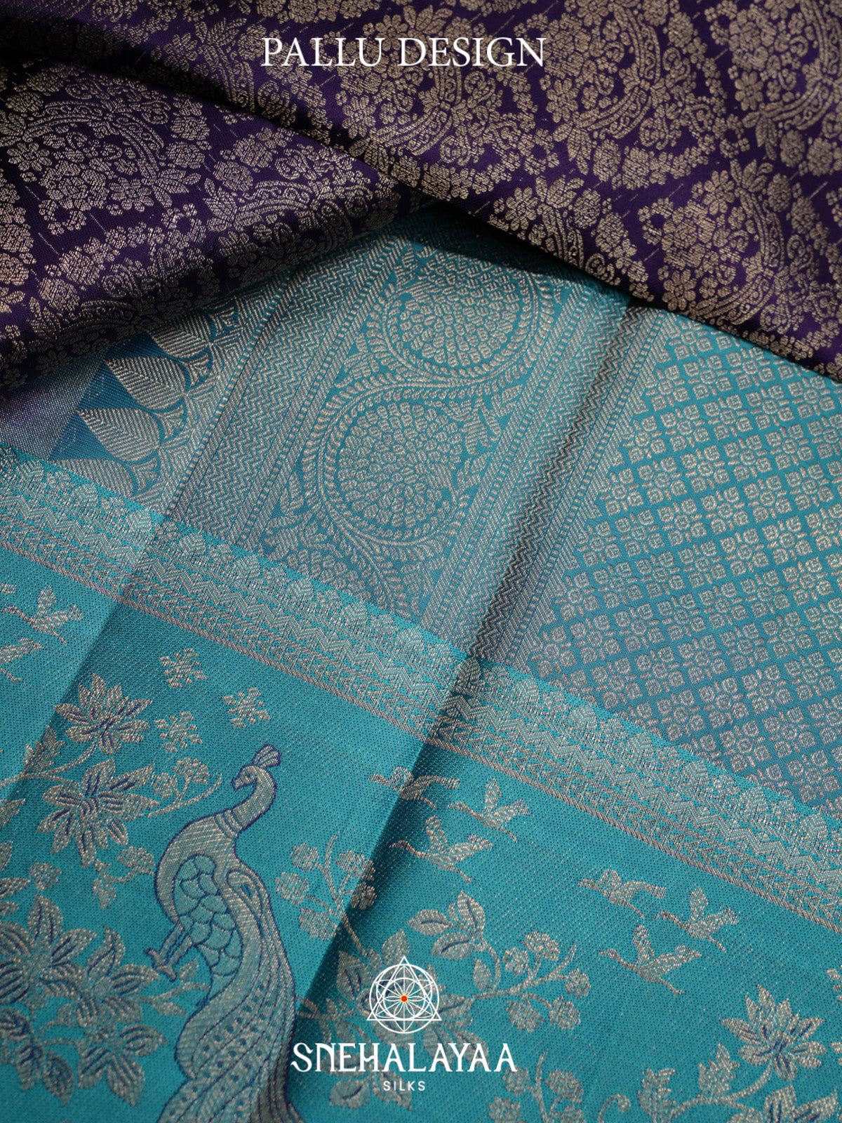 Purple Kanjivaram Silk Saree