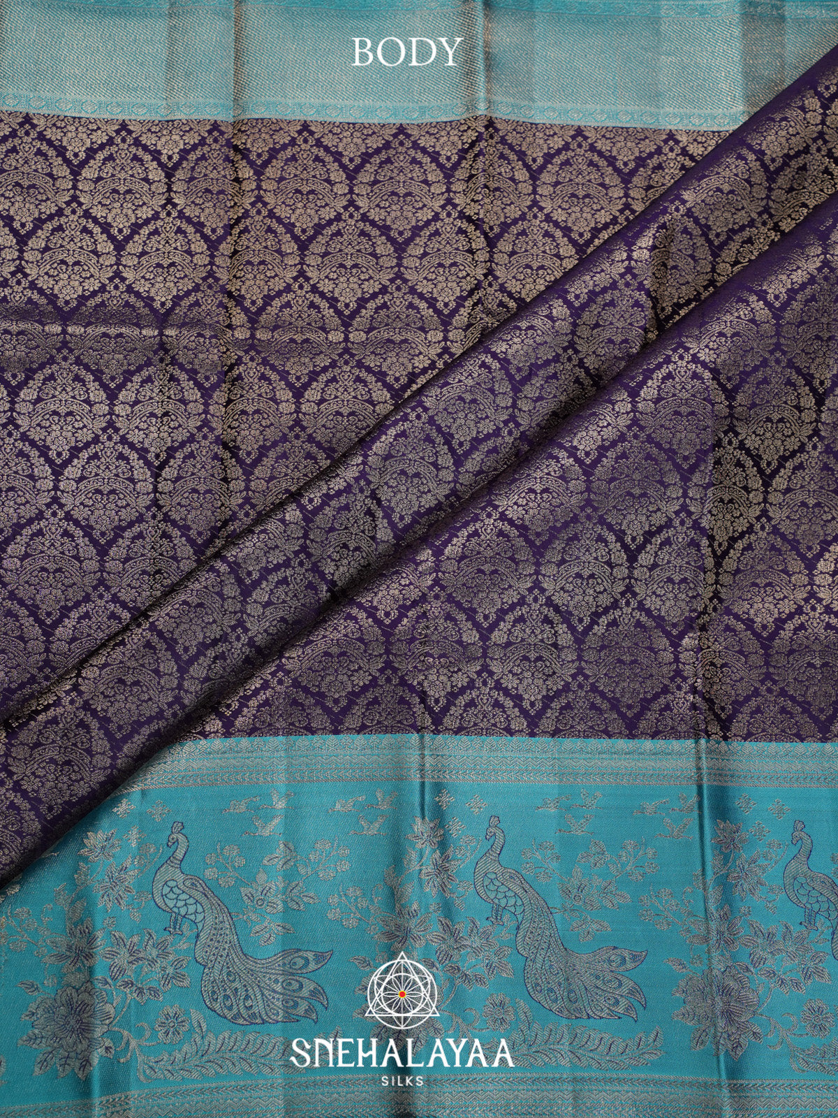 Purple Kanjivaram Silk Saree
