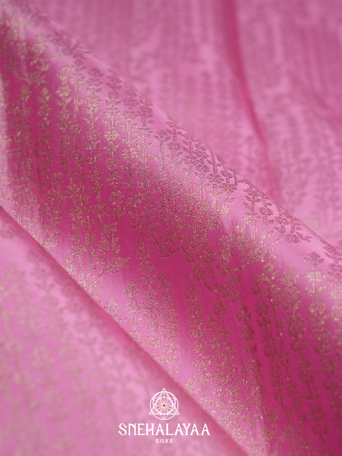 Pink Kanjivaram Silk Saree