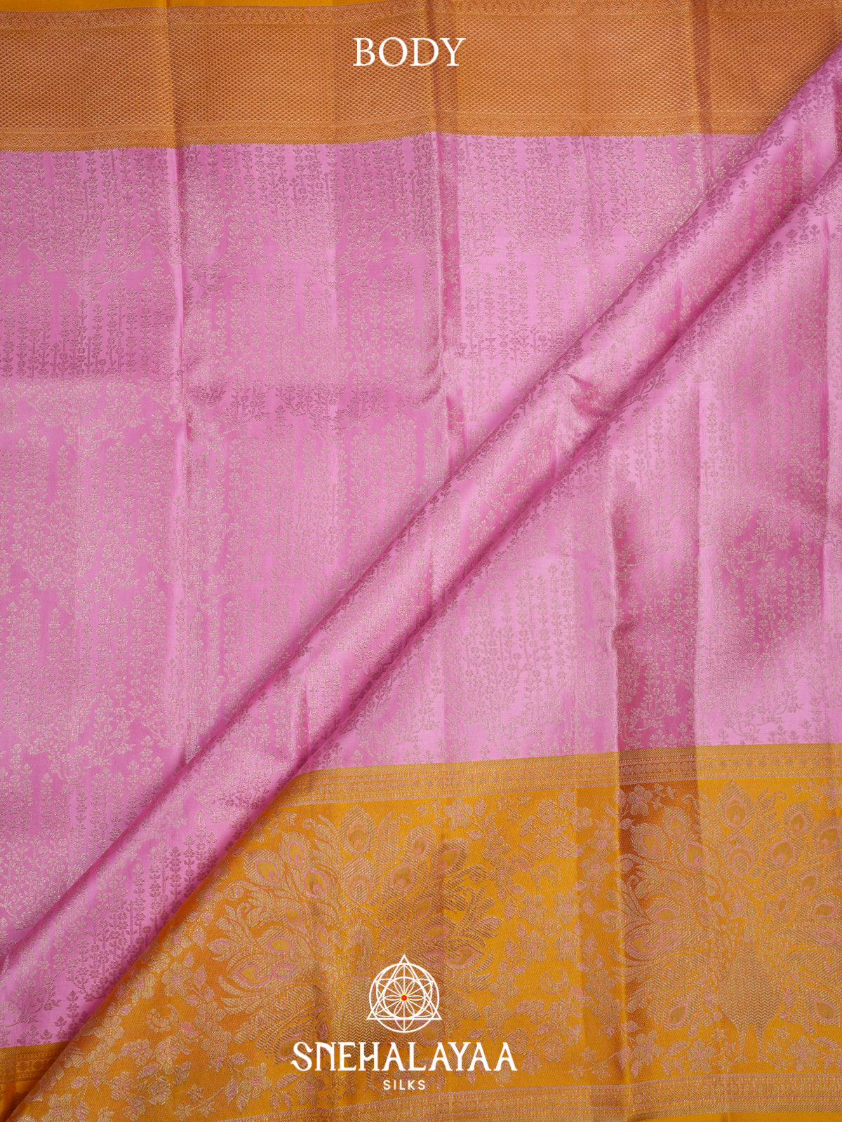 Pink Kanjivaram Silk Saree