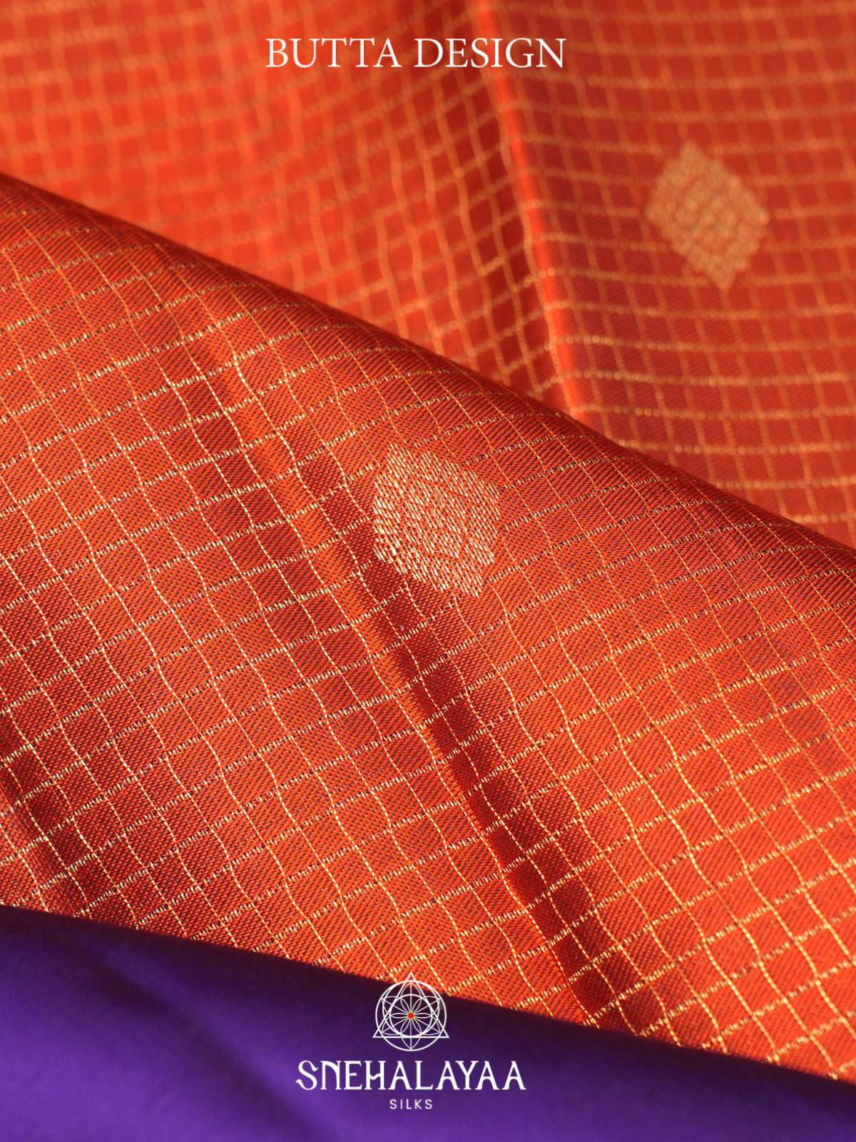 Orange Kanjivaram Silk Saree