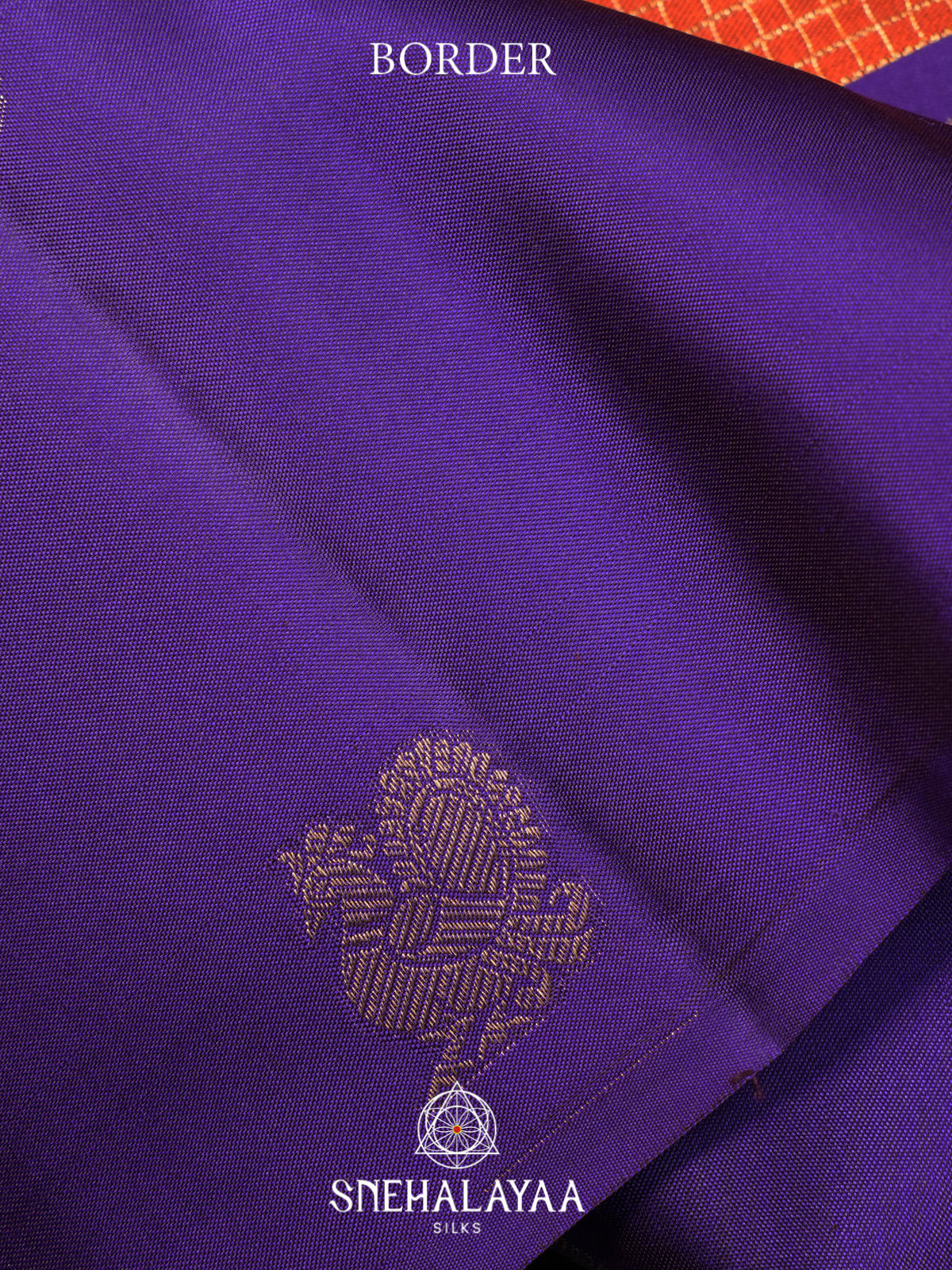 Orange Kanjivaram Silk Saree