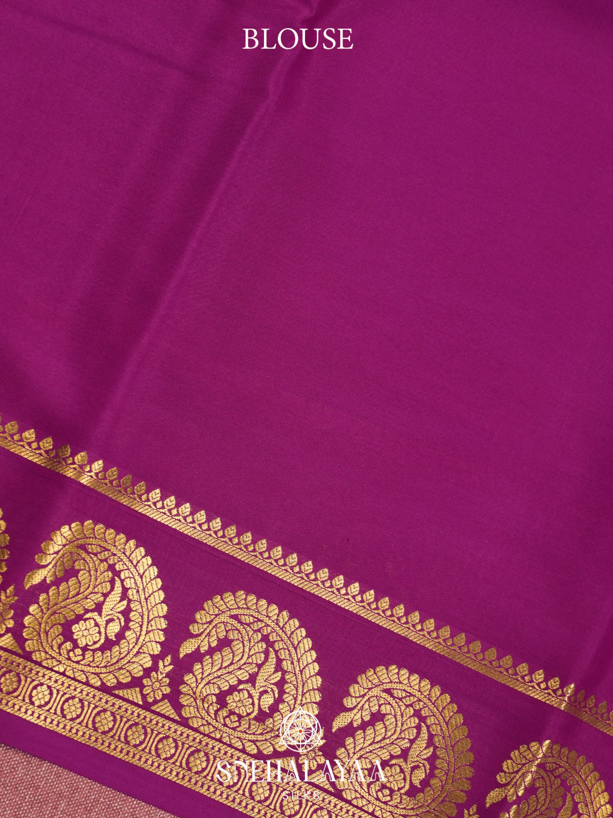 Aubergine Purple Mysore Crepe  Silk Saree