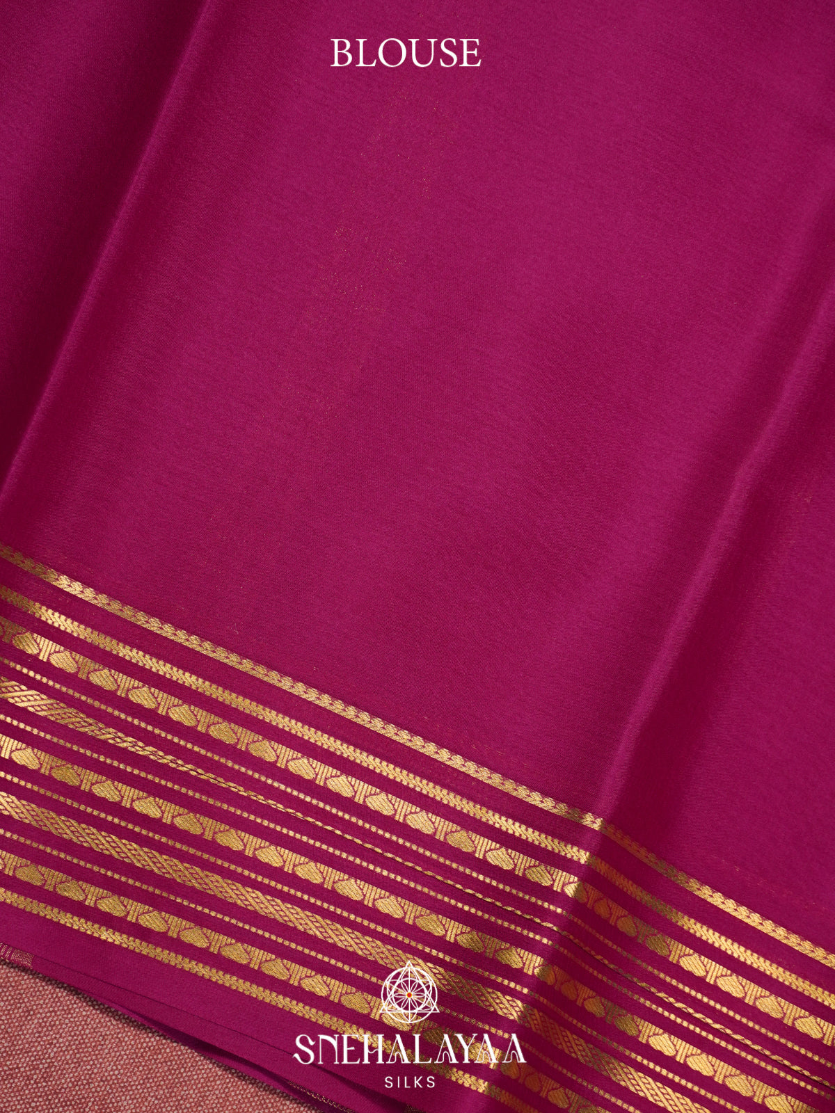 Purple Mysore Crepe  Silk Saree