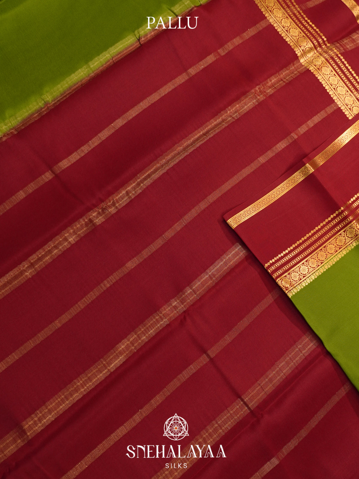Green Mysore Crepe  Silk Saree