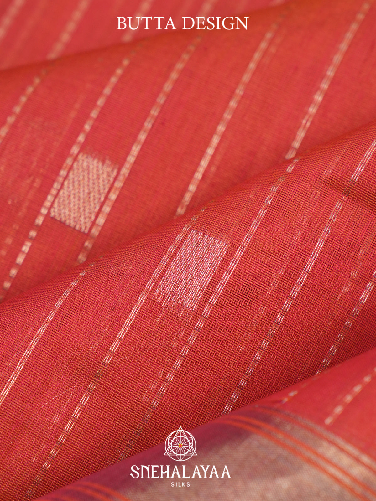 Orange Kora Silk Cotton Saree