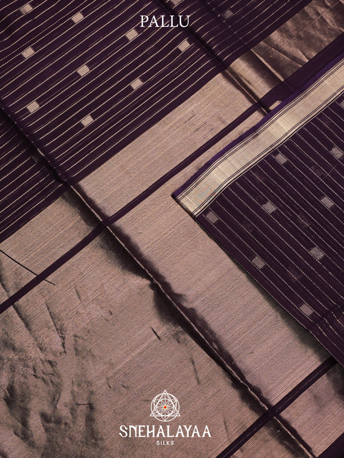 Plum Kora Silk Cotton Saree