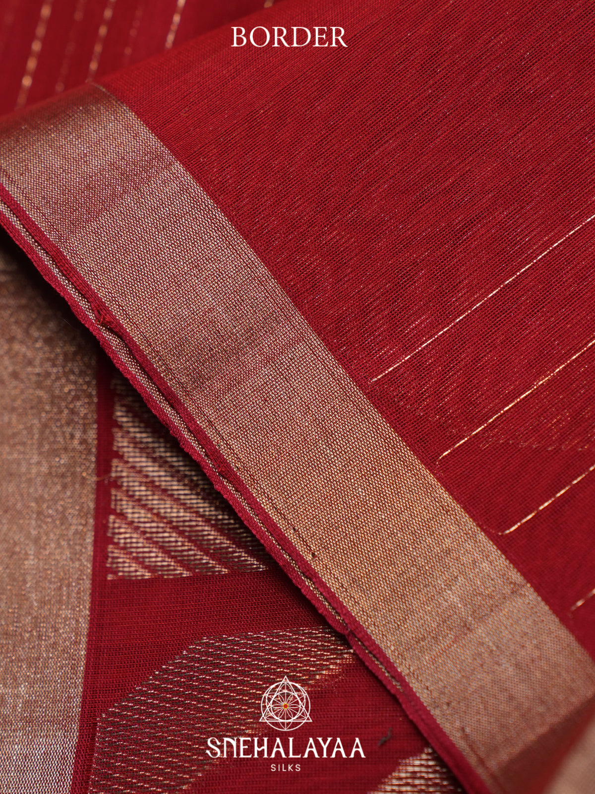 Red Kora Silk Cotton Saree