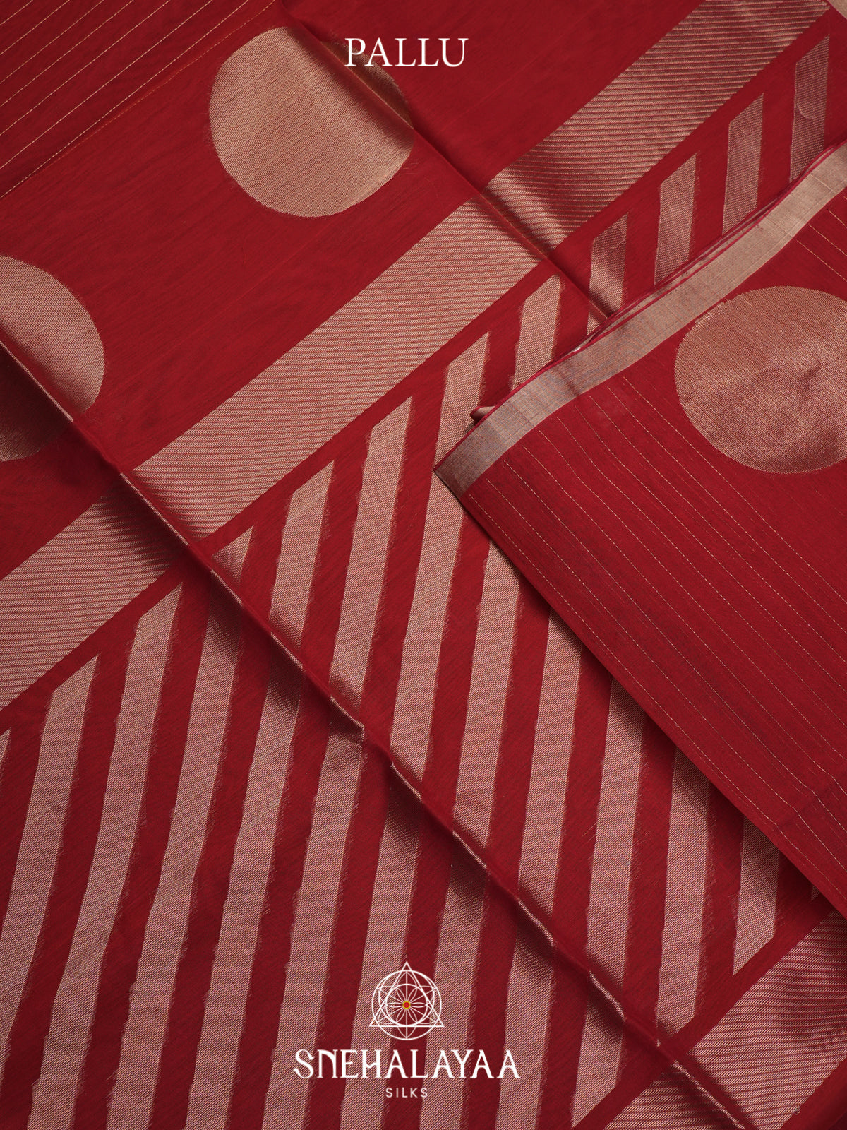 Red Kora Silk Cotton Saree