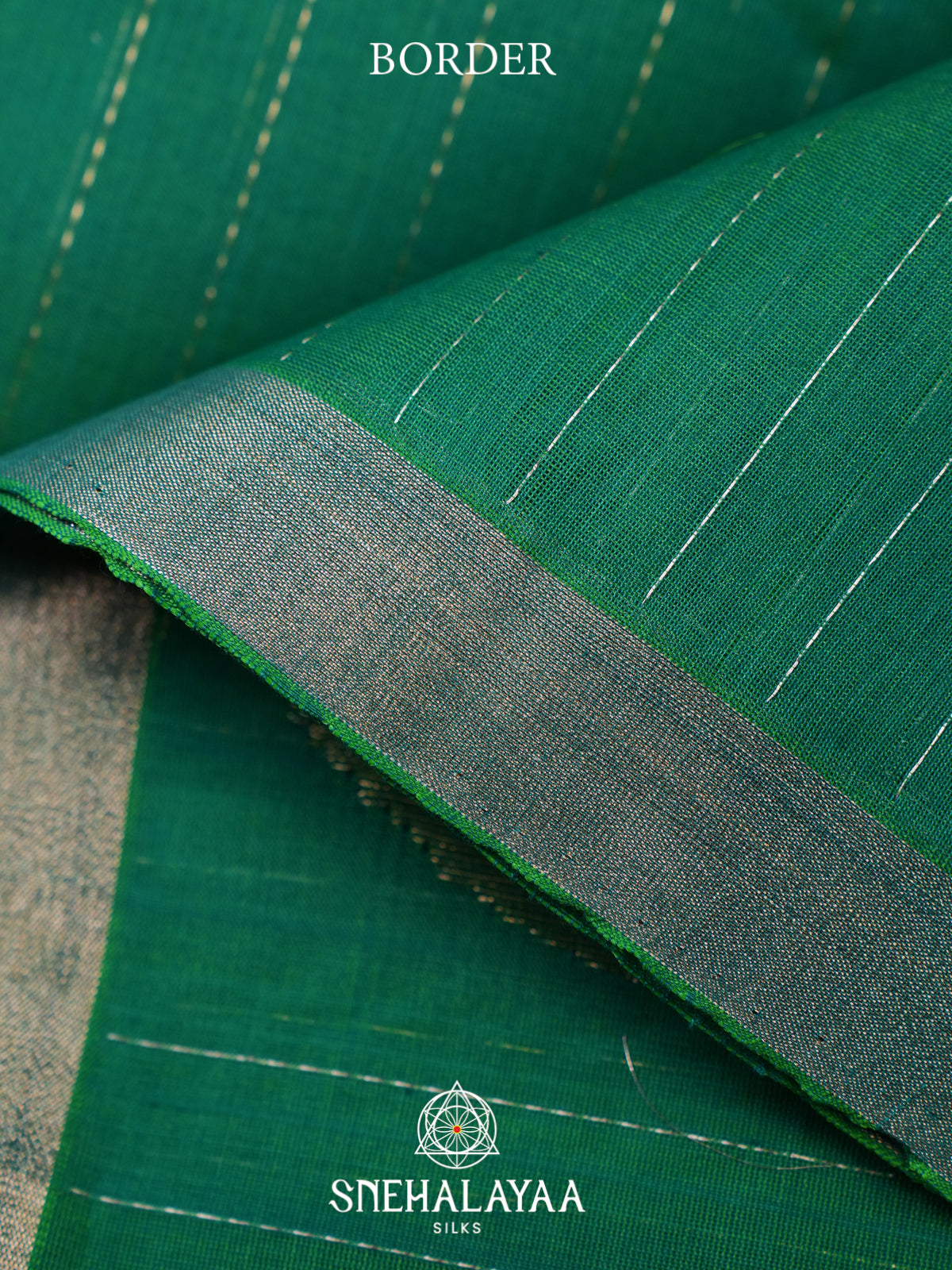 Jade Green Kora Silk Cotton Saree