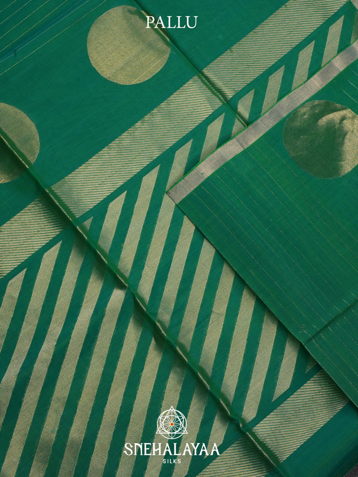 Jade Green Kora Silk Cotton Saree