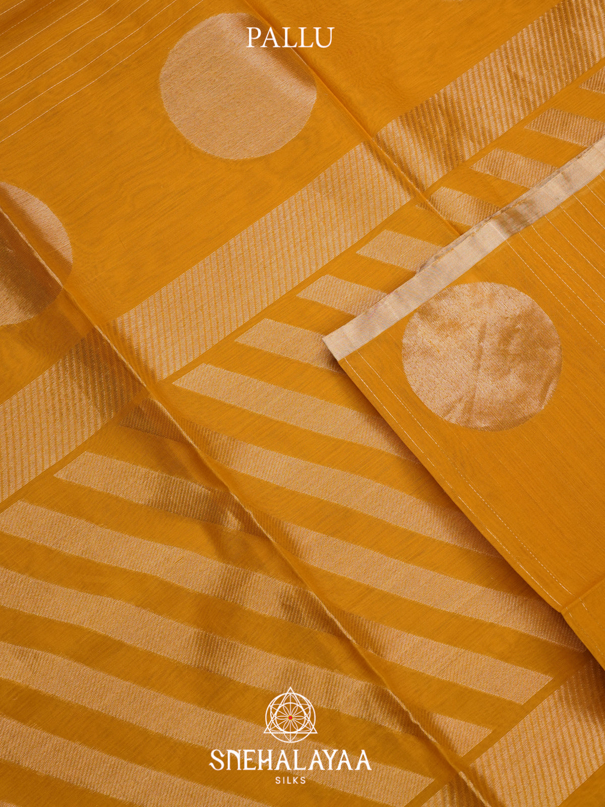Yellow Kora Silk Cotton Saree