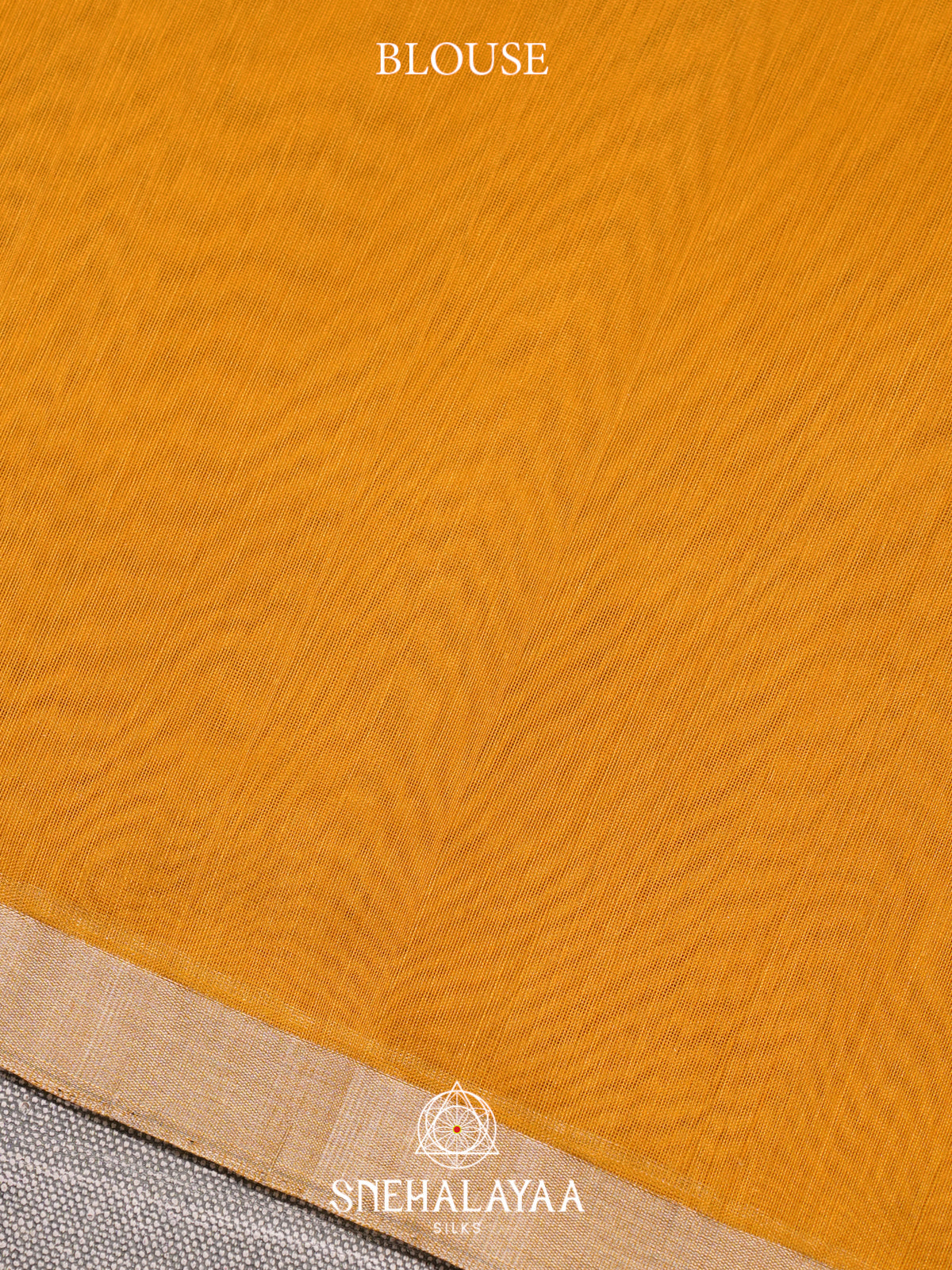 Yellow Kora Silk Cotton Saree