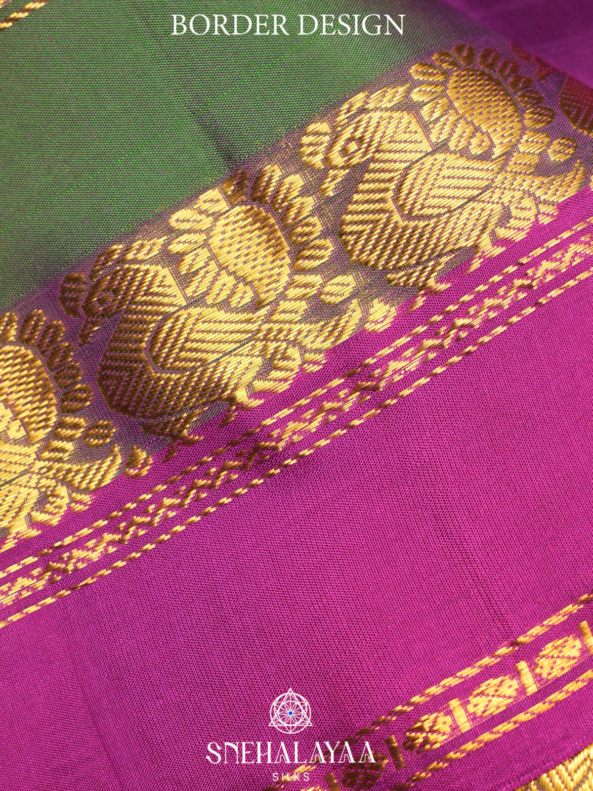 Purple Kanjivaram Silk Saree