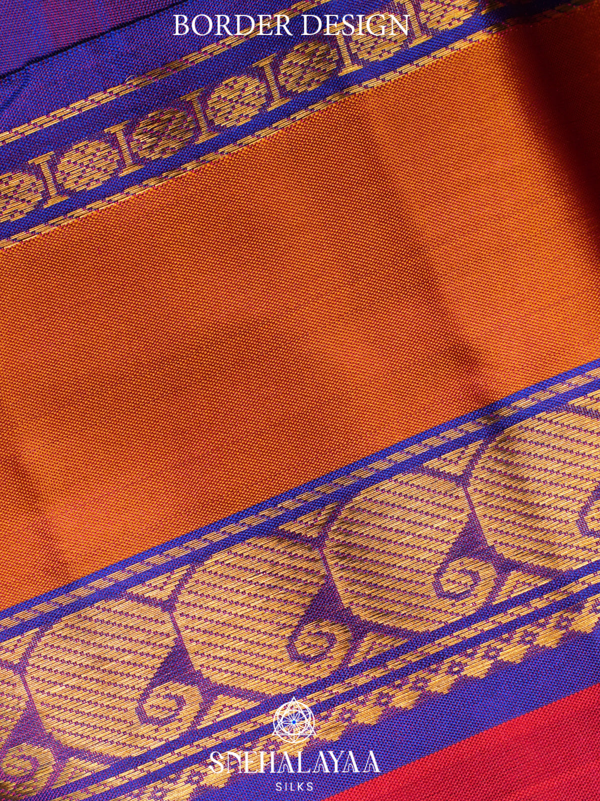 Ruby Red Kanjivaram Silk Saree