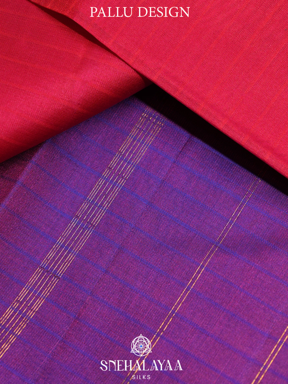 Ruby Red Kanjivaram Silk Saree