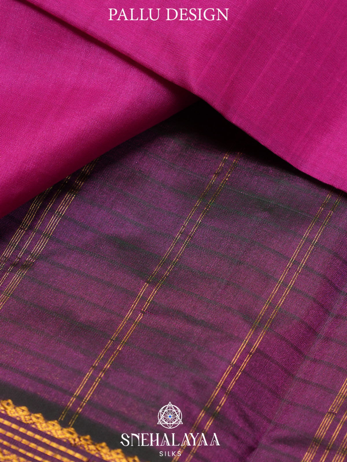 Magenta Pink Kanjivaram Silk Saree