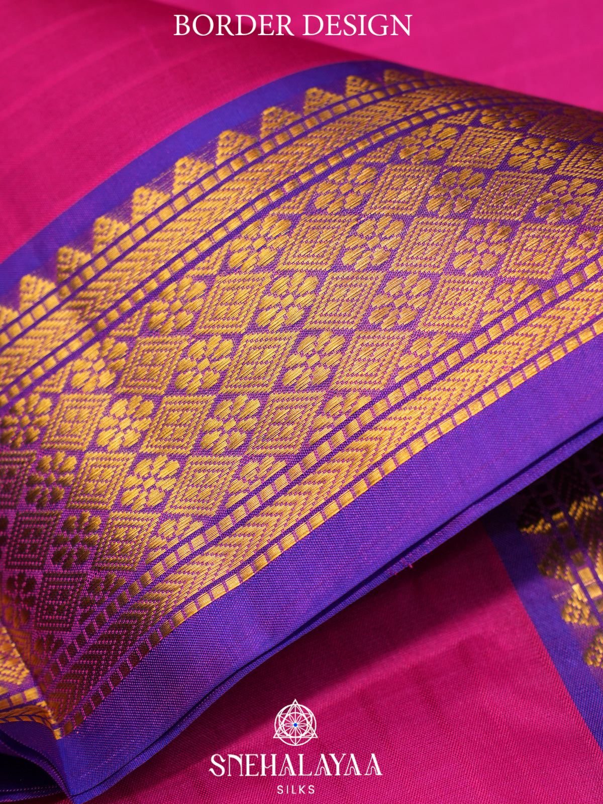 Magenta Pink Kanjivaram Silk Saree