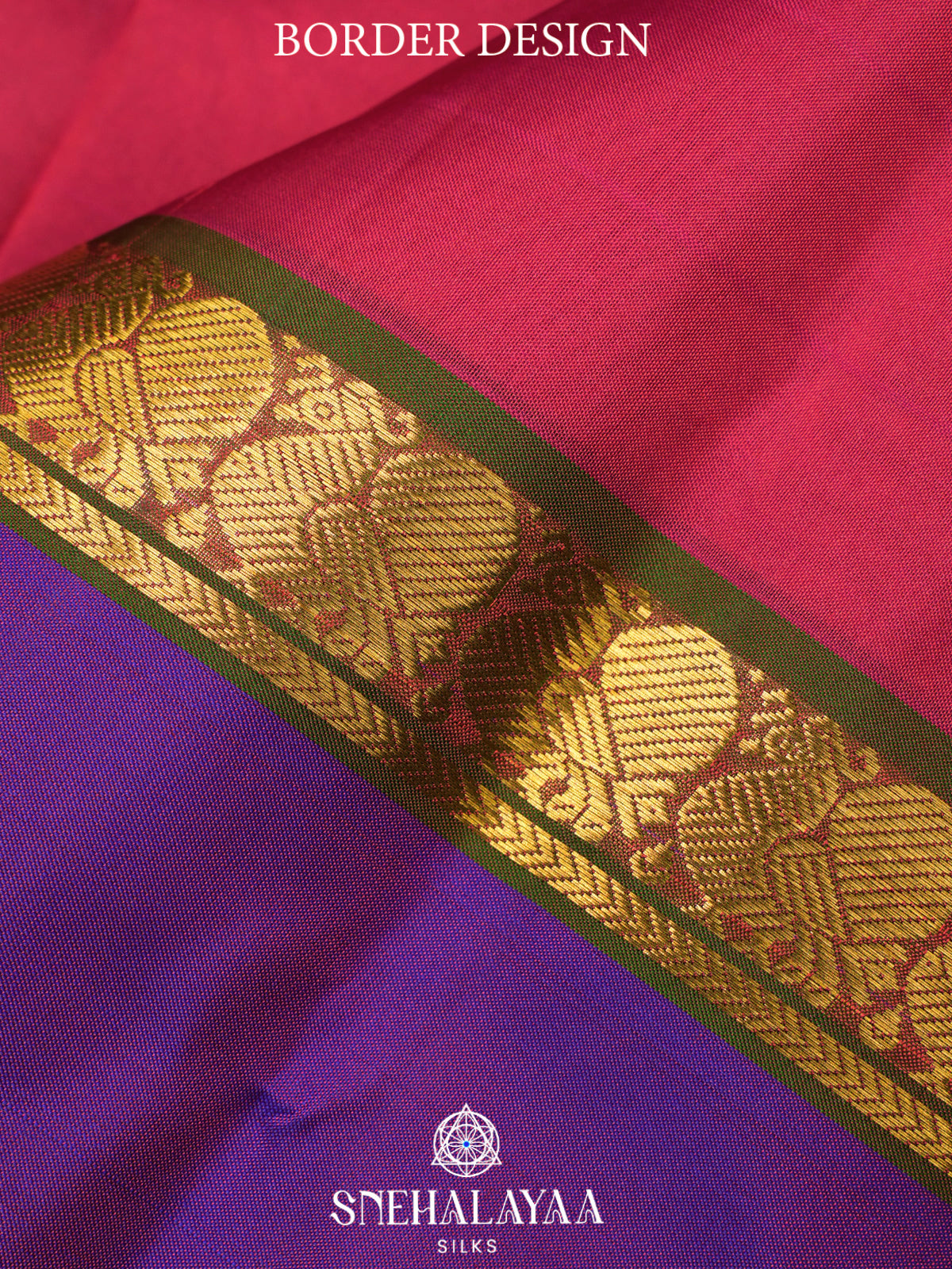 Ruby Red Kanjivaram Silk Saree