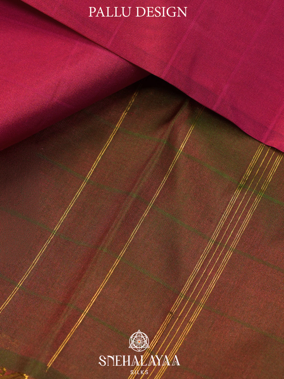 Ruby Red Kanjivaram Silk Saree