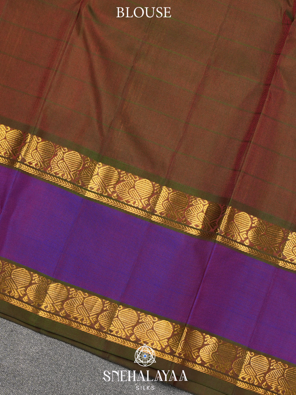 Ruby Red Kanjivaram Silk Saree