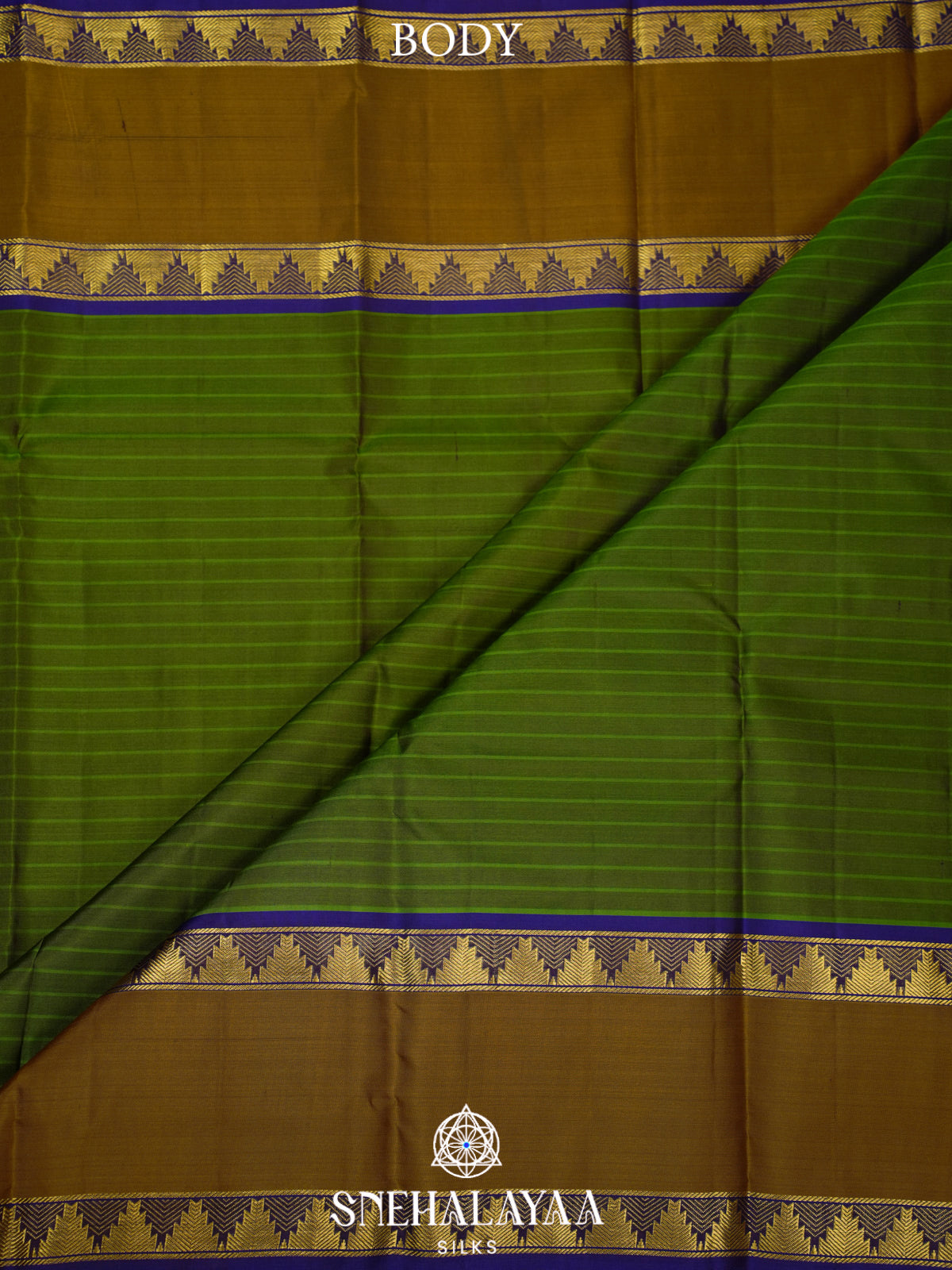 Emerald Green Kanjivaram Silk Saree